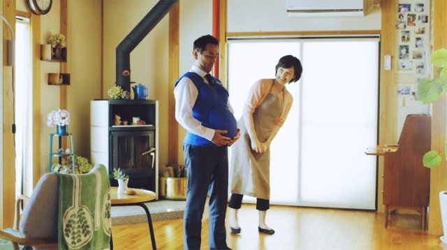 พ่ออุ้มท้องแทนแม่ ตอน คุณพ่อชาวญี่ปุ่นได้สัมผัสชีวิตการเป็นแม่แทนภรรยา
